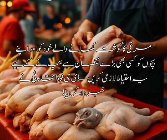 مرغی کا گوشت کھانے والےخود کو اور اپنے بچوں کو کسی بھی بڑے نقصان سے بچانے کے لیے یہ احتیاط لازمی کریں — ڈی جی فوڈ اتھارٹی نے خبردار کر دیا!