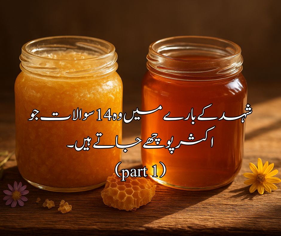 شہد کے بارے میں وہ 14 سوالات جو اکثر پوچھے جاتے ہیں۔