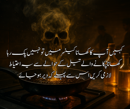 کہیں آ پ کا کھانا کینسر میں تو نہیں پک رہا کھانا پکانے والے تیل کے حوالے سے یہ احتیاط لازمی کریں اس سے پہلے کہ   دیر ہو جائے
