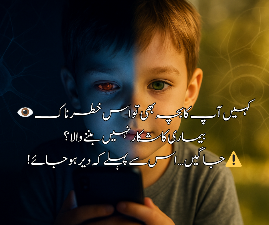 👁️ کہیں آپ کا بچہ بھی تو اس خطرناک بیماری کا شکار نہیں بننے والا؟ جاگیں… اس سے پہلے کہ دیر ہو جائے ⚠️