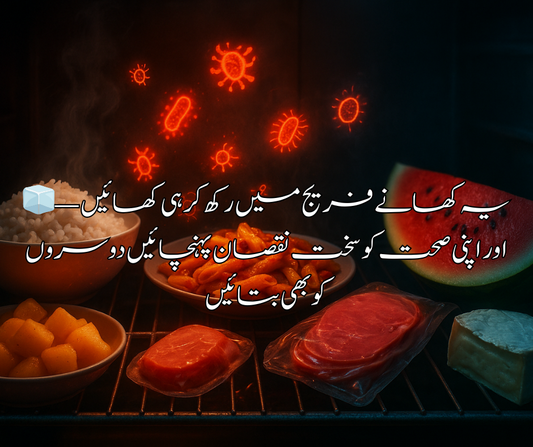 🧊 یہ کھانے فریج میں رکھ کر ہی کھائیں —اور اپنی صحت کو سخت نقصان پہنچائیں دوسروں کو بھی بتائیں