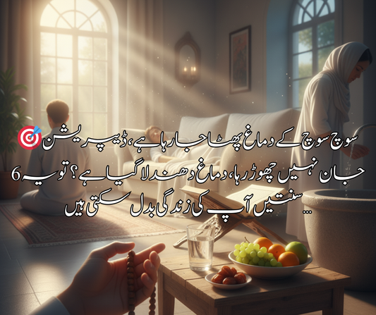 🎯 سوچ سوچ کے دماغ پھٹا جا رہا ہے، ڈیپریشن جان نہیں چھوڑ رہا، دماغ دھندلا گیا ہے؟ تو یہ 6 سنتیں آپ کی زندگی بدل سکتی ہیں…