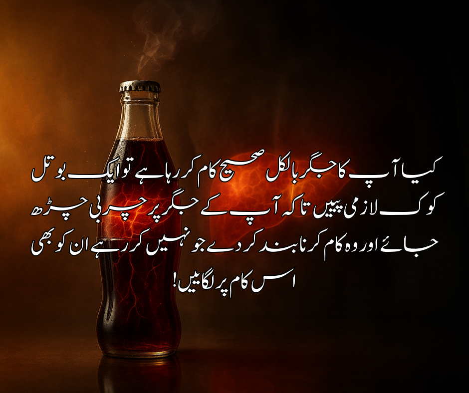 Gut Microbiome خراب ہونے سے جسم کا قدرتی دفاع کمزور پڑ جاتا ہے۔    💧 جگر کیا کہتا ہے؟ “مجھے پانی دو” یہ بات قابلِ غور ہے کہ جگر دنیا کا واحد عضو ہے جو خود کو دوبارہ بنا سکتا ہے — لیکن جب اس پر روزانہ سوڈا کا حملہ ہو، تو شفا ممکن نہیں رہتی۔