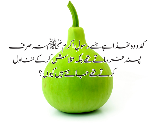 کدو وہ غذا ہے جسے رسولِ اکرم ﷺ نہ صرف پسند فرماتے تھے بلکہ تلاش کر کے تناول کرتے تھے جانتے ہیں کیوں ؟