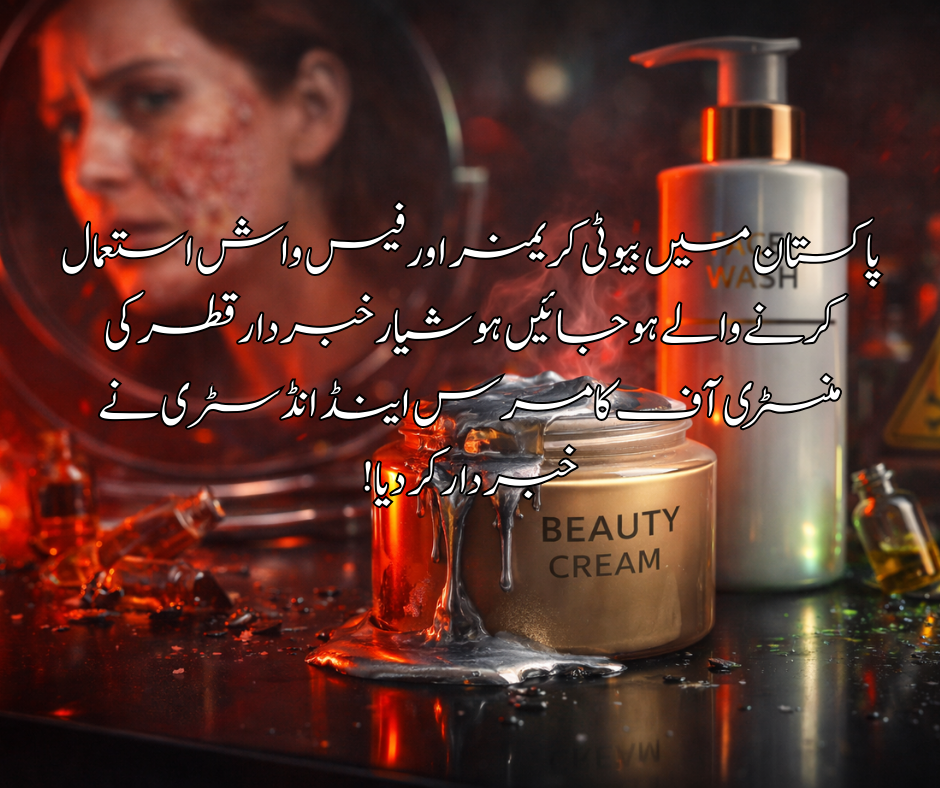 پاکستان میں بیوٹی کریمز اور فیس واش استعمال کرنے والے ہو جائیں ہوشیار خبردار قطر کی منسٹری آف کامرس اینڈ انڈسٹری نے خبردار کر دیا!