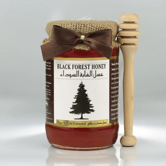 🌲 Organic Black Forest Honey

From the Juniper Forests of Ziarat Valley, Balochistan (Pakistan)

🌼 Nectar Source

Wild Juniper flowers, Cinnamon flowers, and Lavender flowers