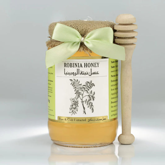 
Rare Robinia Flower Honey from Gilgit-Baltistan – Naturally Sweet, Smooth, and Pesticide-Free