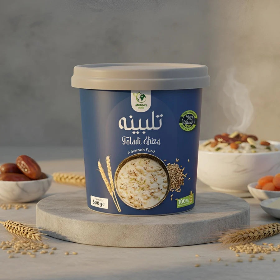 Start your morning with&nbsp; Talbina Fauladi Ghiza, a powerhouse of&nbsp;nutrition, energy, and wellness! Packed with&nbsp;whole grains, essential vitamins, and minerals, this superfood blend fuels your body, keeping you&nbsp;active, focused, and energized&nbsp;all day long. 🚀✨
