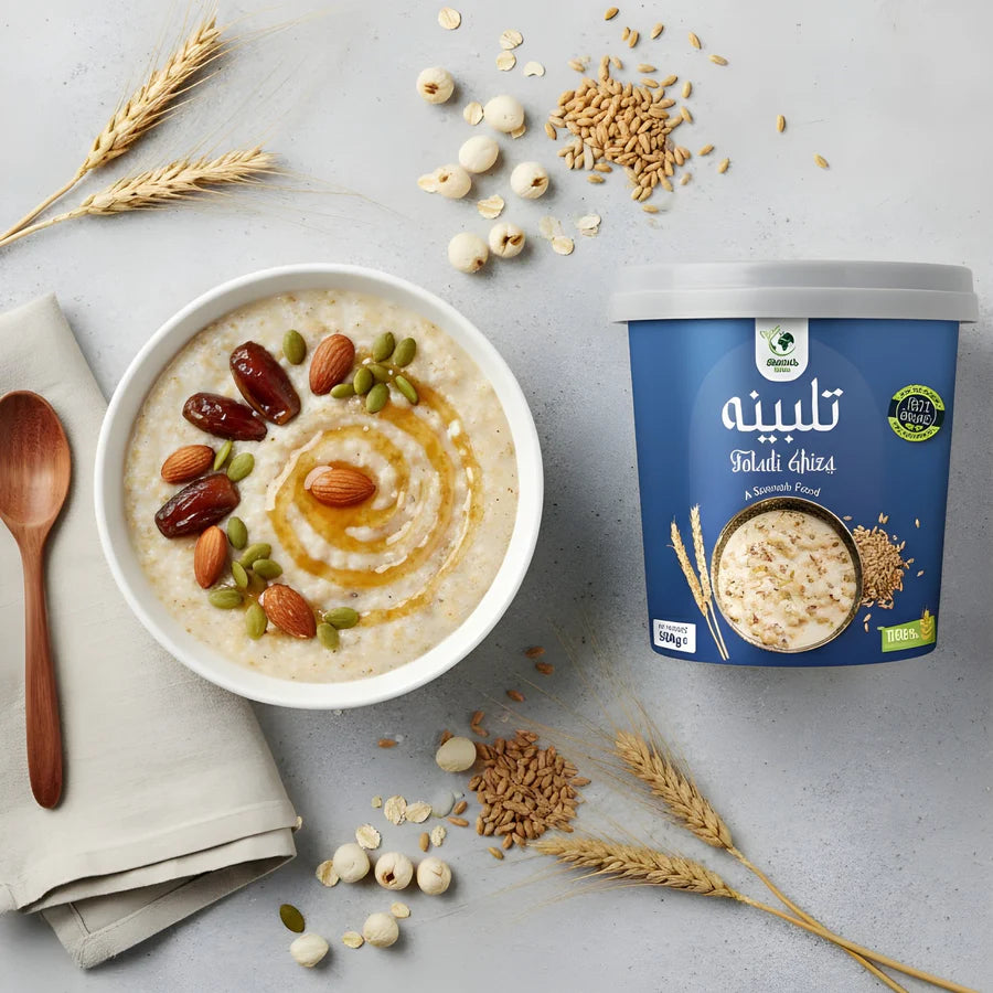 Start your morning with&nbsp; Talbina Fauladi Ghiza, a powerhouse of&nbsp;nutrition, energy, and wellness! Packed with&nbsp;whole grains, essential vitamins, and minerals, this superfood blend fuels your body, keeping you&nbsp;active, focused, and energized&nbsp;all day long. 🚀✨