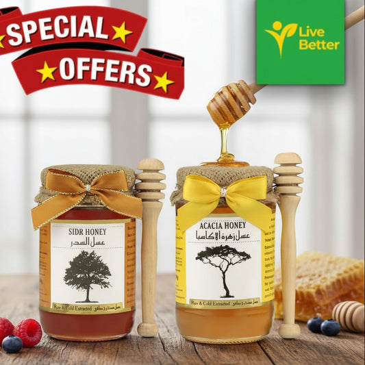 Two jars of honey 'Special Offers' at'Live Better' .